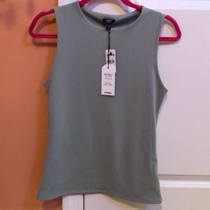 NWT Express pale sage top